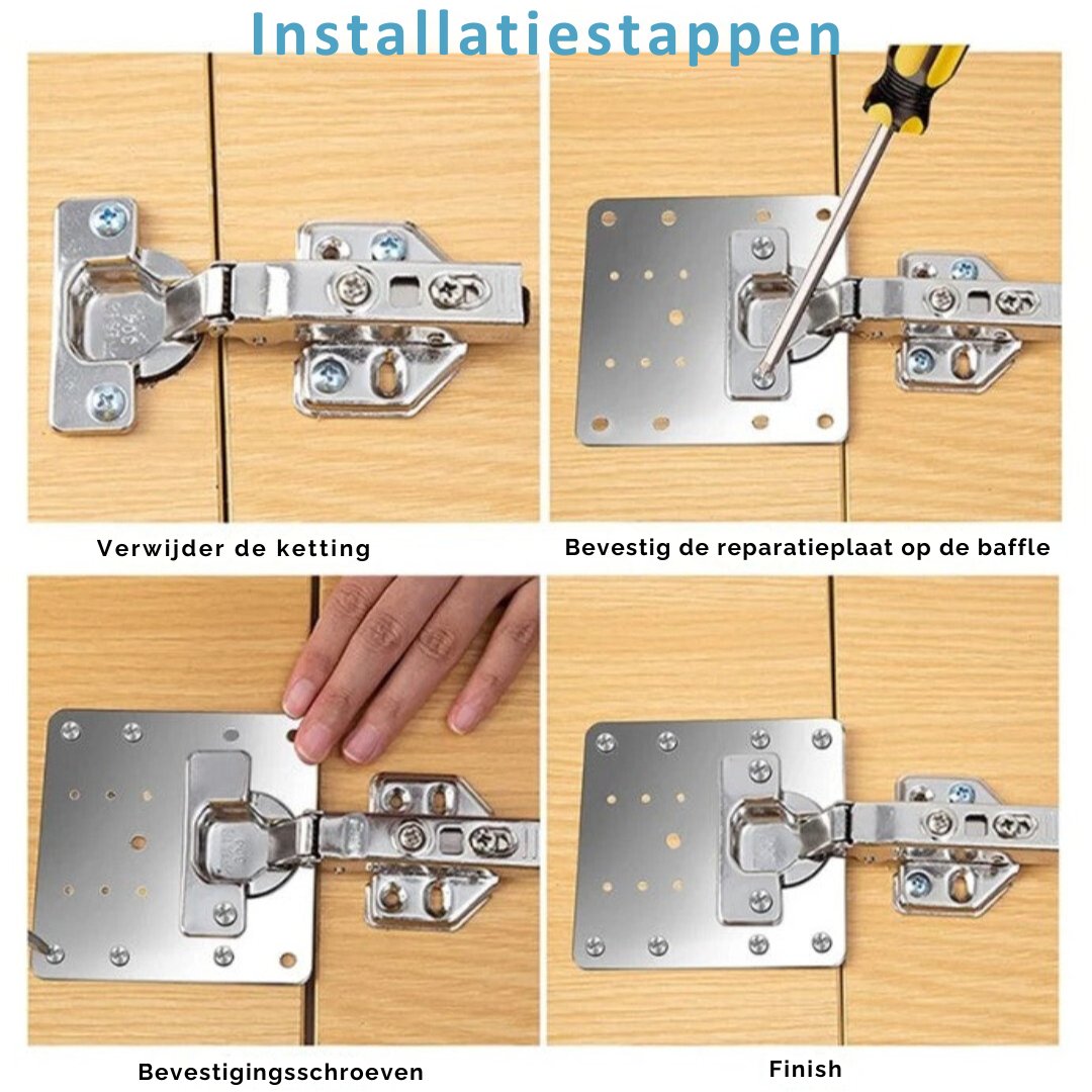 HingeFix | Reparatieset Beschadigde Scharnieren