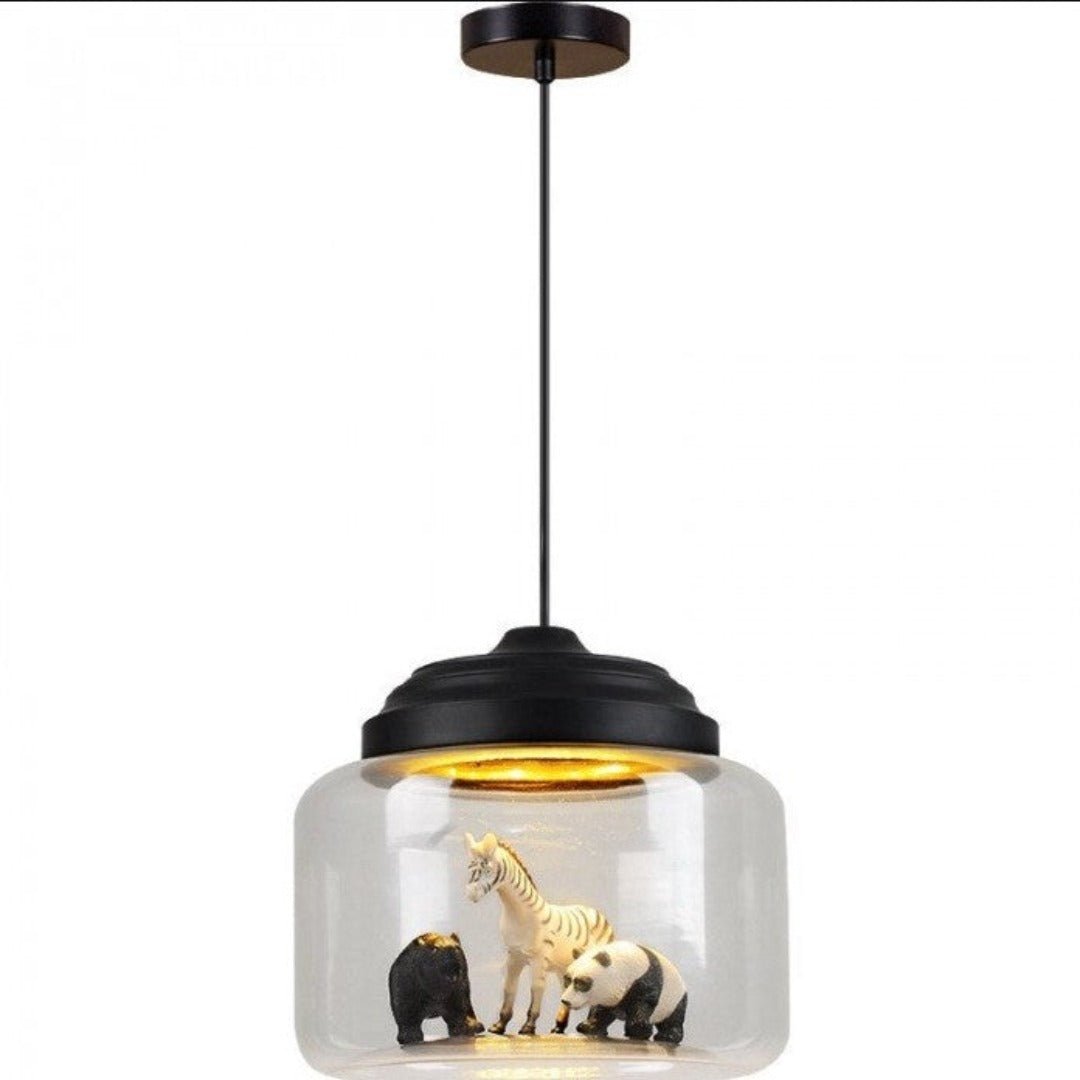 Little Zoo | Hanglamp Met Glazen Kap