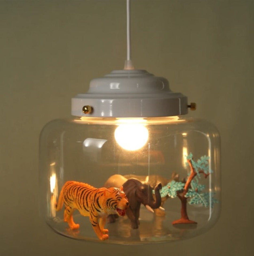 Little Zoo | Hanglamp Met Glazen Kap