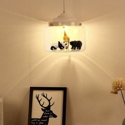 Little Zoo | Hanglamp Met Glazen Kap