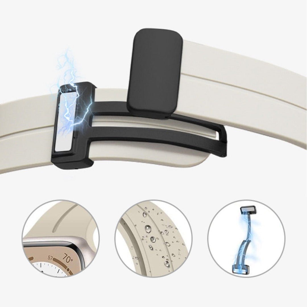 Magnetische Siliconen Band - Apple Watch