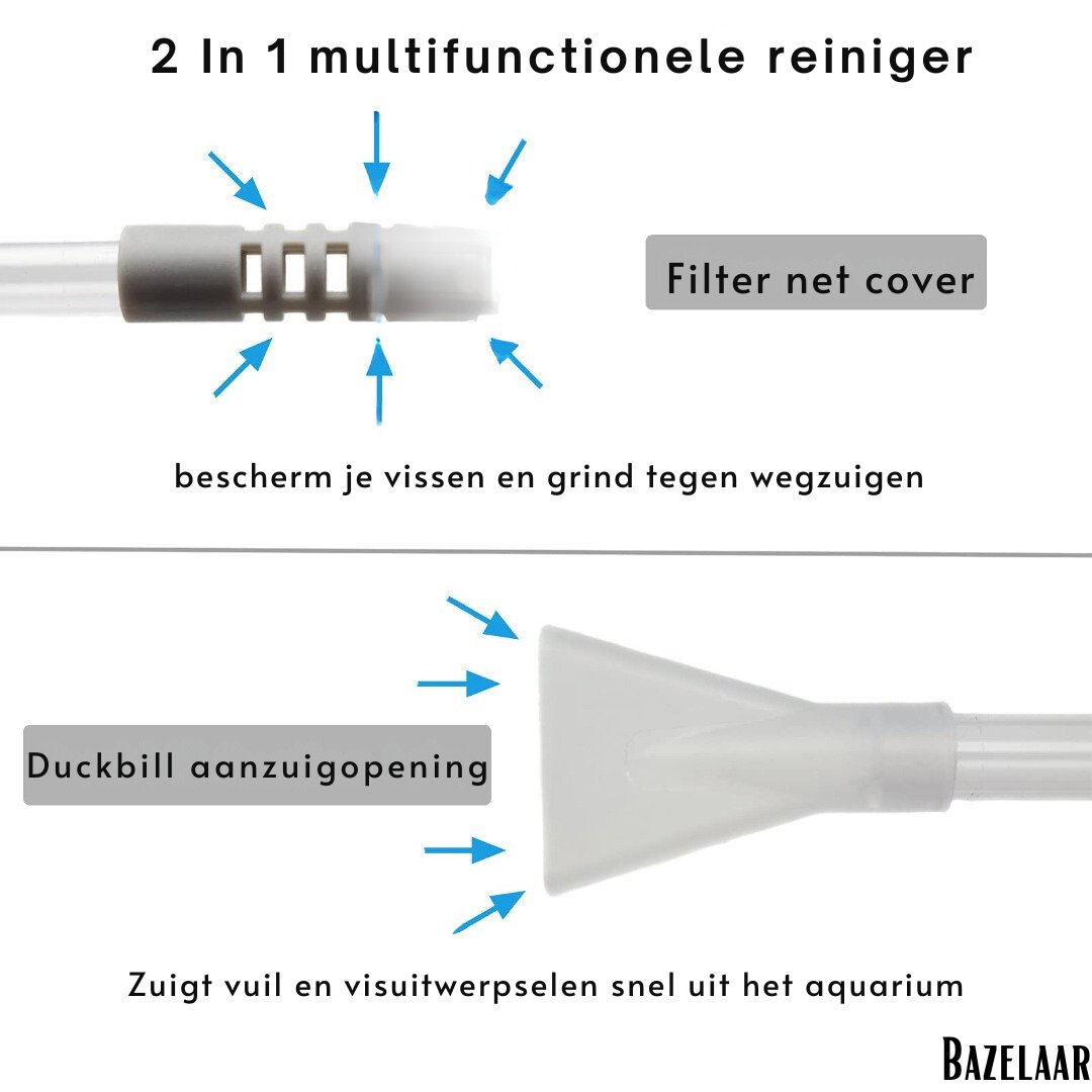 Mini-Waterwisselaar | Sedimentreiniger - Algenverwijderaar