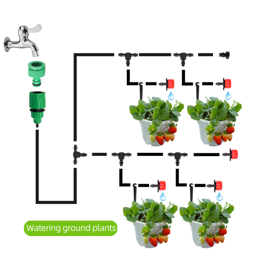 GardenSpray™ - Verstelbaar tuinbesproeiings- en besproeiingssysteem