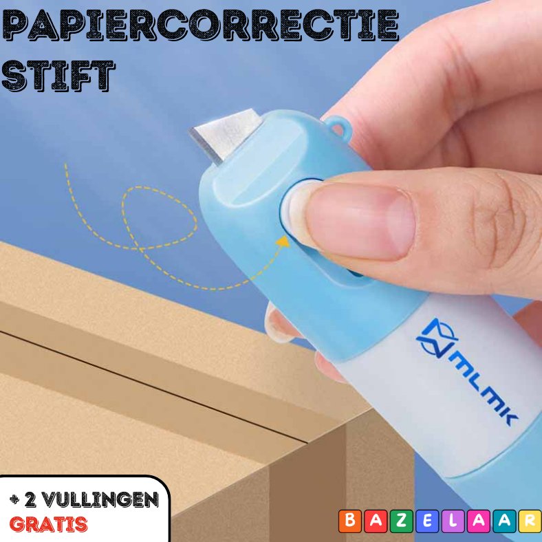 Papiercorrectie Stift | Thermisch | Uitpakmesje