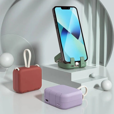 PowerCharge | Mini Power Bank & Telefoonhouder