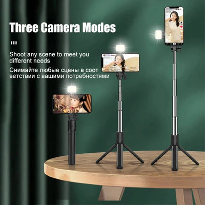 Selfiestick | 6-in-1 Draadloze Bluetooth