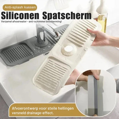 Siliconen Spatscherm | Keuken / Badkamergootsteen