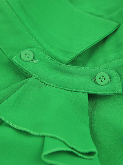 Sofia&Aurora™ - Groene Ruffle Blouse