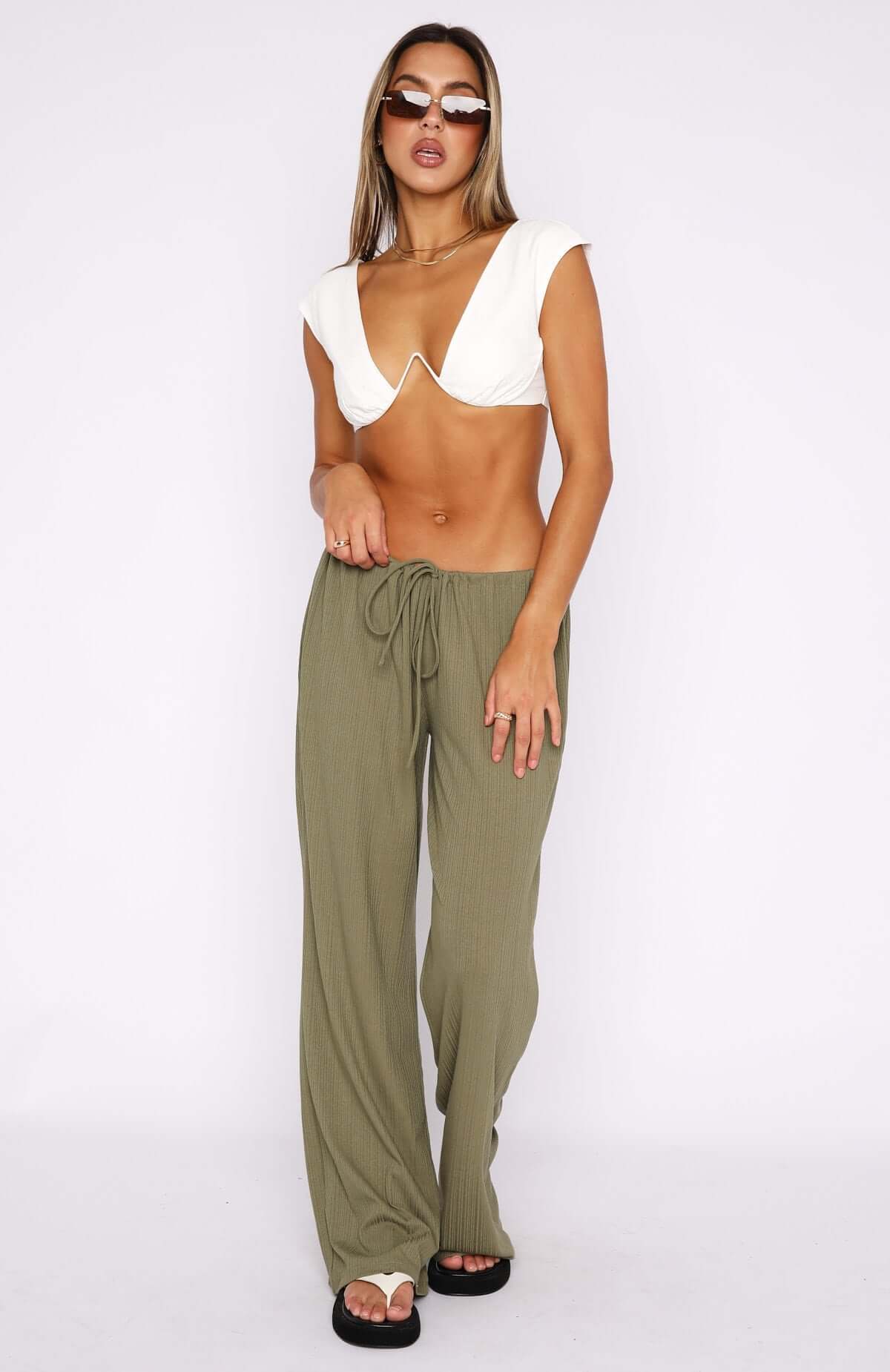 Sofia&Aurora™ -  Khaki broek