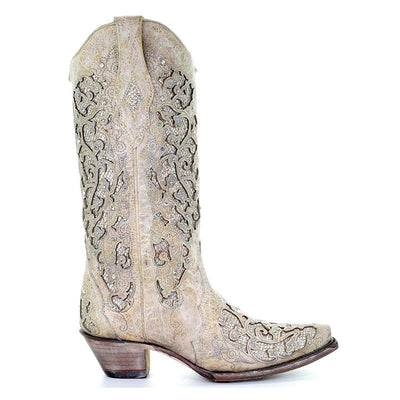 Sofia&Aurora™ - Western Laarzen met Luxe Strass-inleg