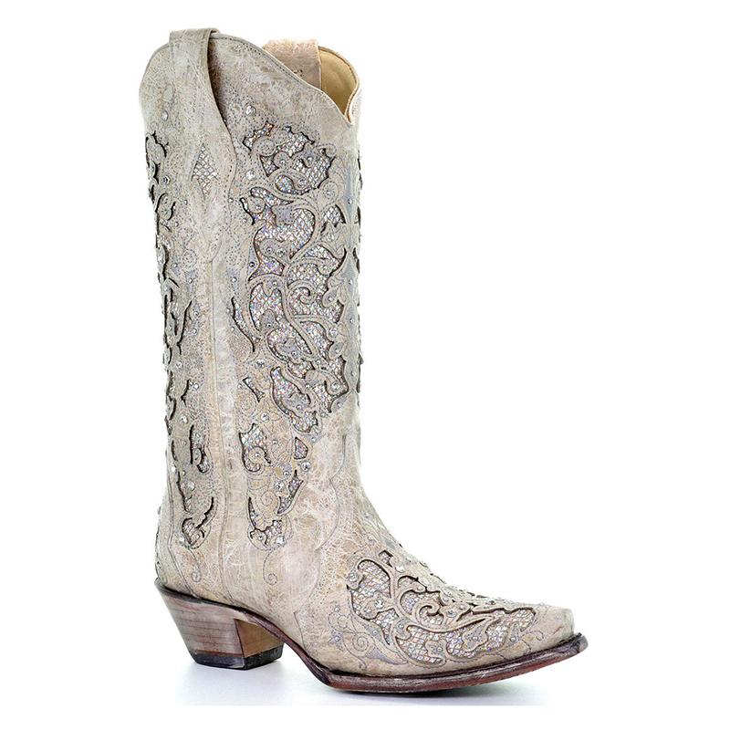 Sofia&Aurora™ - Western Laarzen met Luxe Strass-inleg