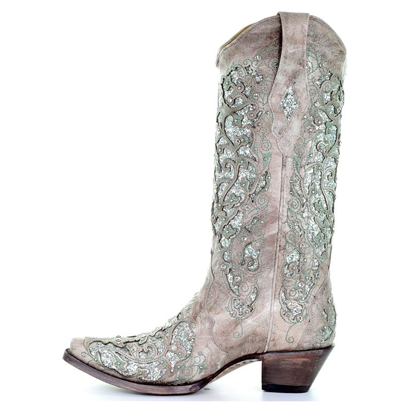 Sofia&Aurora™ - Western Laarzen met Luxe Strass-inleg