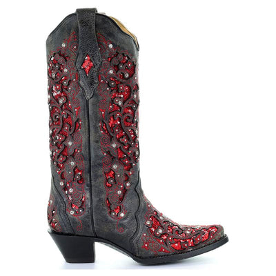 Sofia&Aurora™ - Western Laarzen met Luxe Strass-inleg