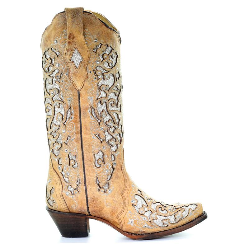 Sofia&Aurora™ - Western Laarzen met Luxe Strass-inleg