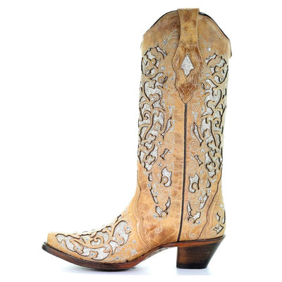 Sofia&Aurora™ - Western Laarzen met Luxe Strass-inleg