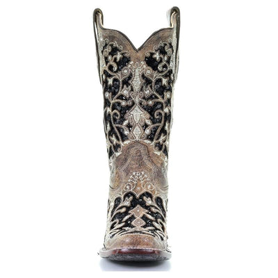 Sofia&Aurora™ - Western Laarzen met Luxe Strass-inleg blokhak