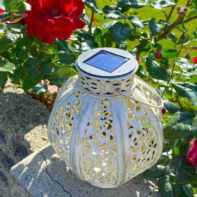 IronLuminae™ - Solar LED Iron Art Hallow Lantern Light [laatste dag korting]