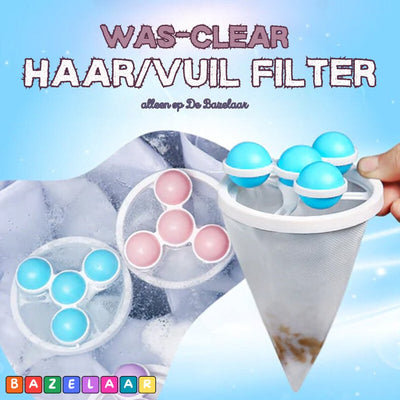 Was-Clear | Wasmachine Haar/Vuil Filter