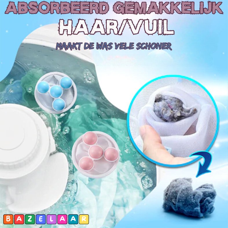 Was-Clear | Wasmachine Haar/Vuil Filter